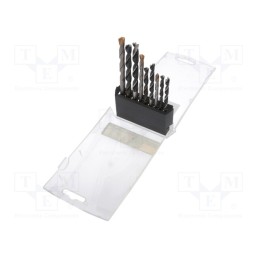1 set x BAHCO - 466-COMBI -AS - Drill set, steel, concrete,wood,metal, 5mm,6mm,8mm, 9pcs.