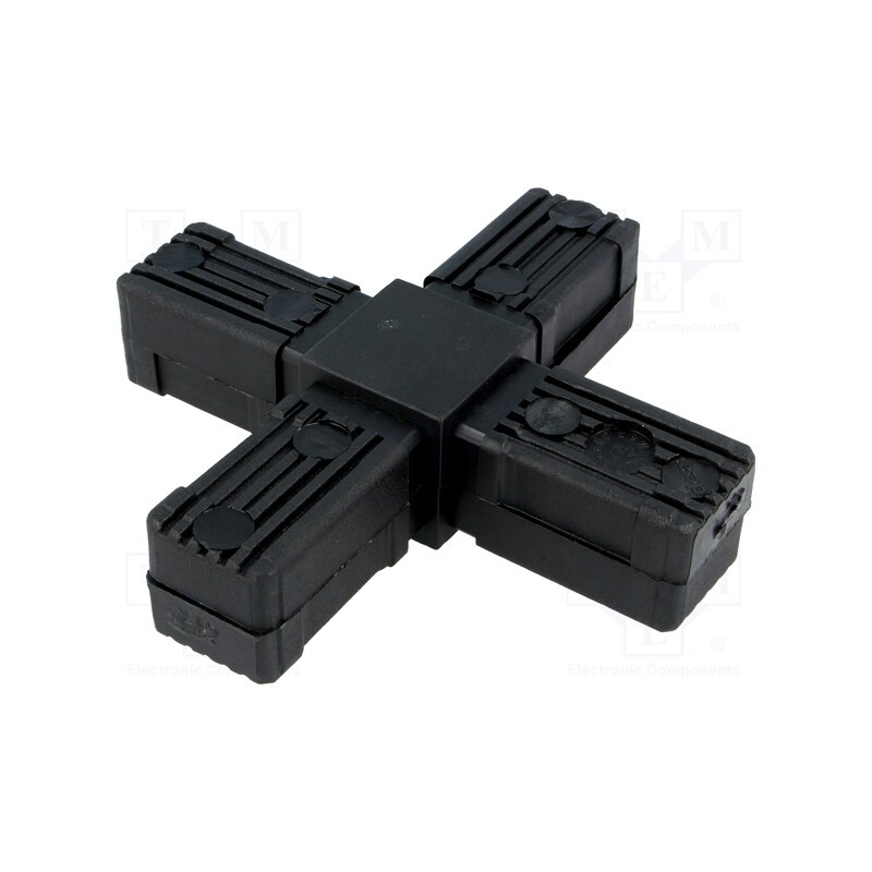 1 pcs x ELESA+GANTER - 430123 - Mounting coupler, for profiles, Mat: polyamide, -30÷100°C, I: 77mm