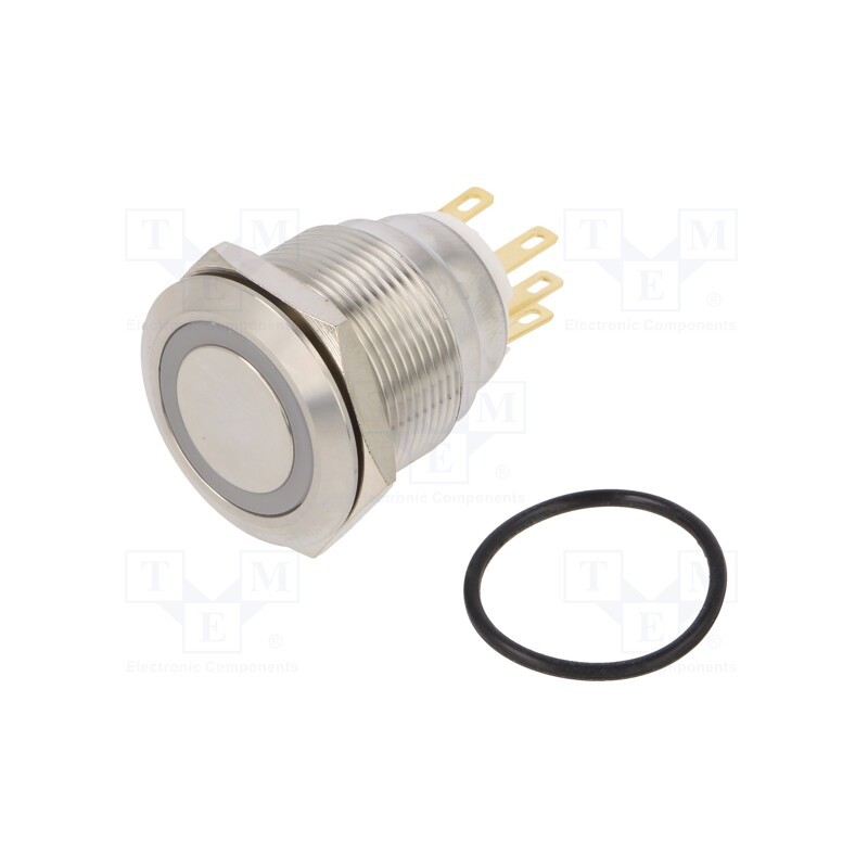 1 pcs x ONPOW - LAS1GQ22-11E/W/24V/S - Switch: vandal resistant, Pos: 2, SPDT, 3A/220VAC, 5A/24VDC, IP65