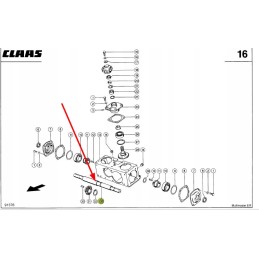613978 1 ripper gear shaft