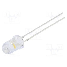 2 pcs x OPTOSUPPLY - OSPMDF5A31A - LED, 5mm, green/white warm, blinking, 5800÷7000mcd,7000÷8400mcd