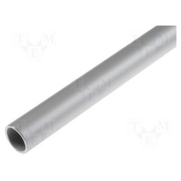 1 pcs x ELESA+GANTER - GN990-AL-D12-1000-EL - Connecting tubes, D: 12mm, L: 1m, aluminium, oval