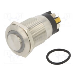 1 pcs x ONPOW - LAS1GQH-11E/L/Y/24V/S - Switch: vandal resistant, Pos: 2, SPDT, 3A/220VAC, 5A/24VDC, IP65