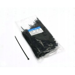 Cable ties 2 5 x 150mm 200 pcs in a bag, black