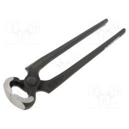 1 pcs x UNIOR - 607860 - Carpenters pincers, end,cutting, phosphate head,forged,cure
