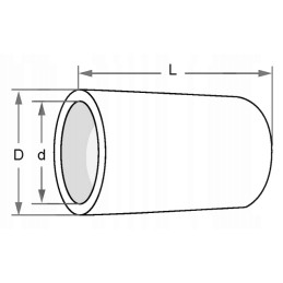 Sleeve, reducing sleeve fi 28 36 dl 44mm 2 pcs