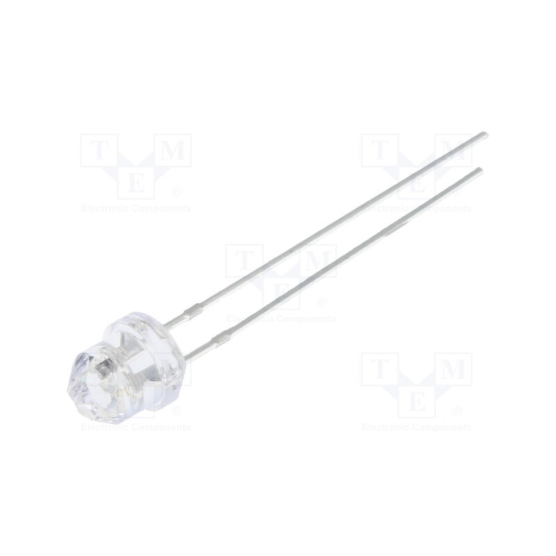 2 pcs x OPTOSUPPLY - OSG5DSEDD1A-1.8HZ - LED, 4.85mm, green, blinking, 1560÷2180mcd, 3÷5V, 20mA, 1.8Hz