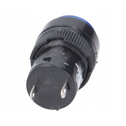 Blue LED indicator, 15mm diameter housing