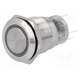1 pcs x ONPOW - LAS1-AGQ-11ZE/B/12V - Switch: vandal resistant, Pos: 2, SPDT, 0.5A/220VAC, 1A/24VDC, IP67