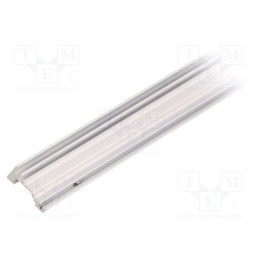 1 pcs x TOPMET - 83040001 - Profiles for LED modules, white, L: 1m, CORNER10, aluminium