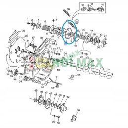 Rear drive socket wheel Unia titanium 22440500013
