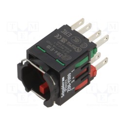 1 pcs x SCHNEIDER ELECTRIC - ZB6Z5B - Contact block, 16mm, Harmony XB6, -40÷70°C, Contacts: NC + NO