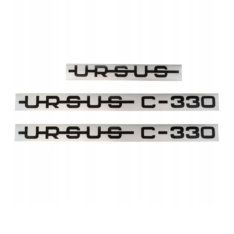 Ursus C 330 hood sticker set