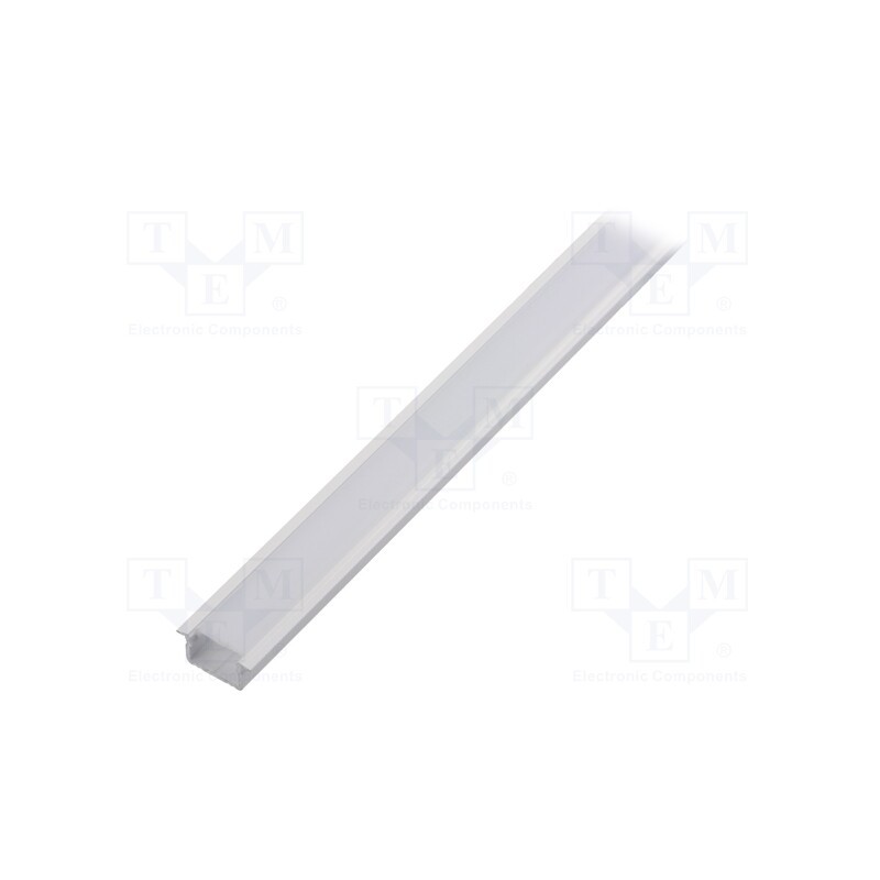 1 pcs x FIX&FASTEN - FIX-GLG2-W-1M-SET - Profiles for LED modules, white, white, L: 1m, aluminium, recessed