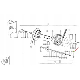 Valve housing Claas Jaguar 084148