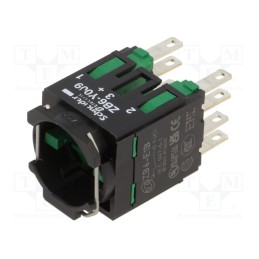 1 pcs x SCHNEIDER ELECTRIC - ZB6Z3B - Contact block, 16mm, Harmony XB6, -40÷70°C, Contacts: NO x2