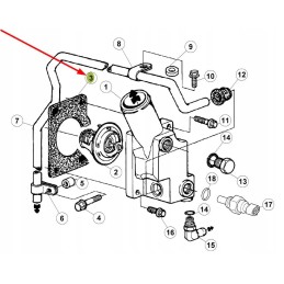 6005026615 thermostat housing gasket