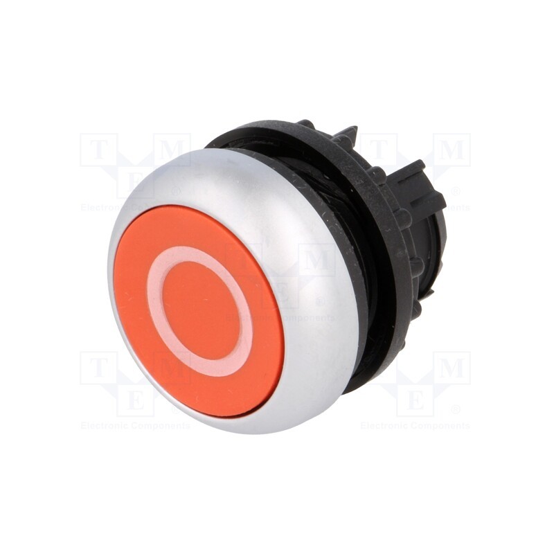 1 pcs x EATON ELECTRIC - M22-DR-R-XO - Switch: push-button, 22mm, Stabl.pos: 2, red, none, IP67, flat, Pos: 2
