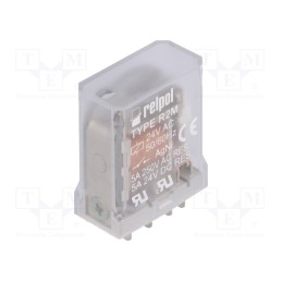1 pcs x RELPOL - R2M-2012-23-5024 - Relay: electromagnetic, DPDT, Ucoil: 24VAC, Icontacts max: 10A