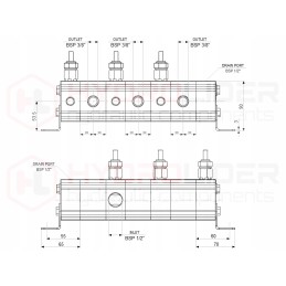 Gear divider afd10 3 4 3r2n blue ascend