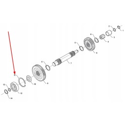 Pis06020004 internal seger ring 72 x 2 5