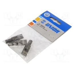 1 pcg x UNIOR - 602419 - Screwdriver bit, slot, 12,0x2,0mm, Overall len: 41mm, 3pcs.