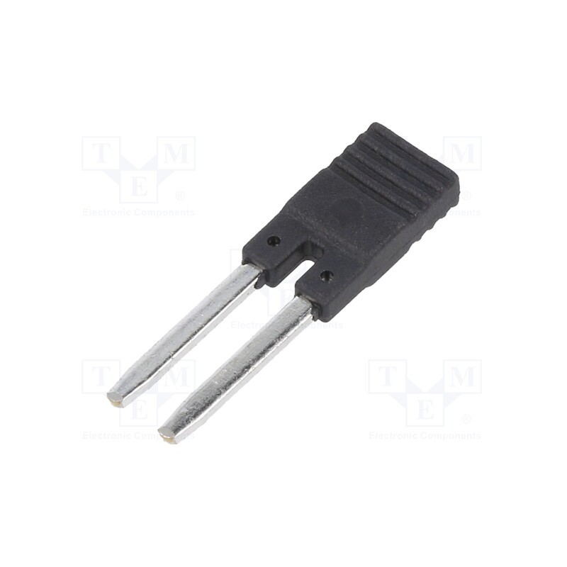 1 pcs x RELPOL - ZGZP-2 BK - Connection bridge, 10A, 250VAC, Electr.connect: Push-in, black