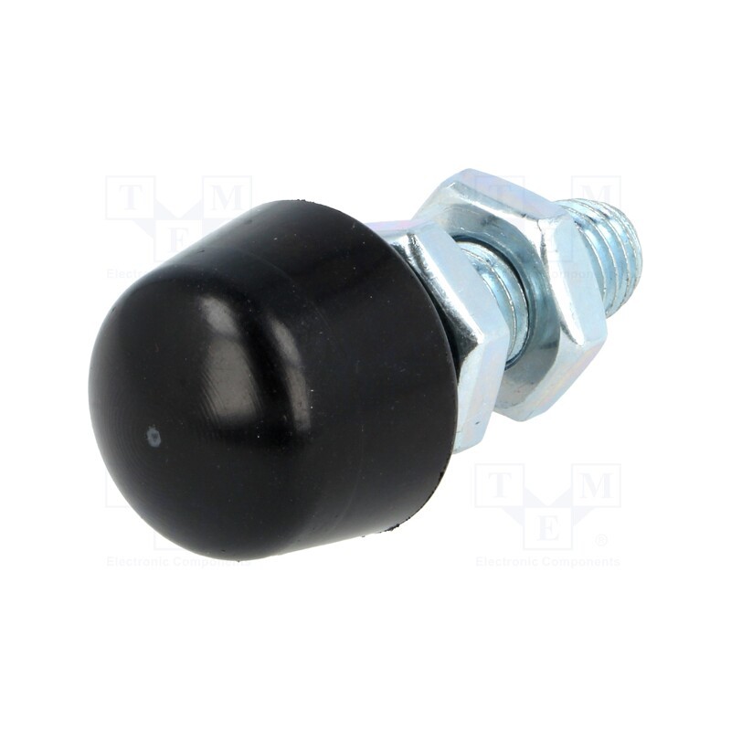 1 pcs x ELESA+GANTER - GN 708.1-M10-50-B-ST - Clamping bolt, Thread: M10, Base dia: 18mm, Kind of tip: rounded