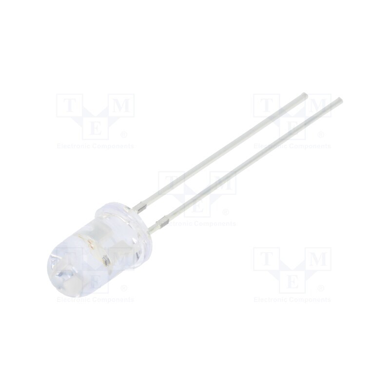 2 pcs x OPTOSUPPLY - OSYYMF5A31A - LED, 5mm, yellow, blinking, 3000÷4200mcd, 30°, 3÷5V, Front: convex