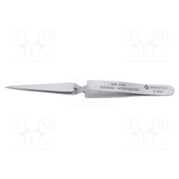 1 pcs x BERNSTEIN - 5-857 - Tweezers, 125mm, Blade tip shape: sharp, universal
