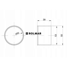 Steering bushing 50x 53x 40mm Claas
