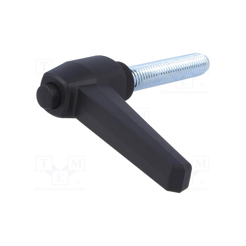 1 pcs x ELESA+GANTER - 142351 - Lever, adjustable, Thread len: 60mm, Lever length: 92mm