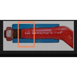 Crocodile loader bushing for tine 680mm