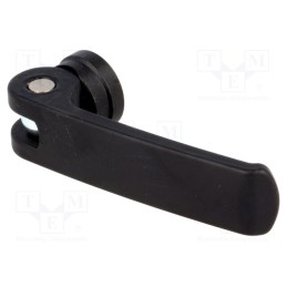 1 pcs x ELESA+GANTER - GN927-63-M5-B - Lever, clamping, Thread len: 10mm, Lever length: 63mm, Body: black