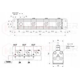Gear divider afd20 3 8r2n blue ascend
