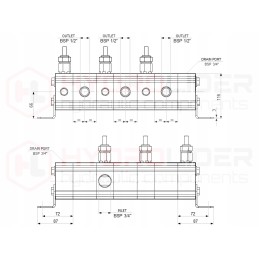 Gear divider afd20 3 8r2n blue ascend
