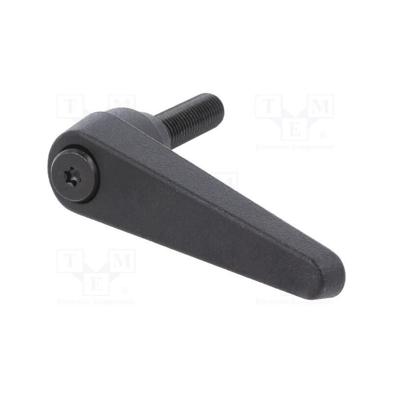 1 pcs x ELESA+GANTER - GN 101-22-M10-40-SW - Lever, adjustable, Thread len: 40mm, Lever length: 74mm