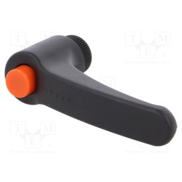 1 pcs x ELESA+GANTER - ERX.78 B-M10-C2 - Lever, adjustable, Thread len: 18mm, Lever length: 78mm, -30÷130°C