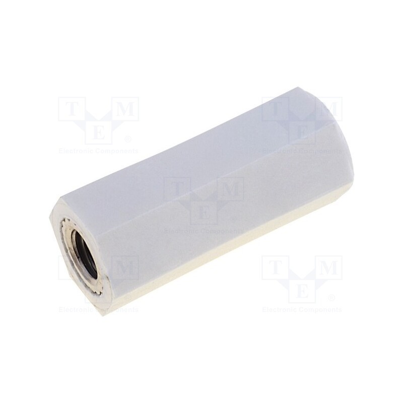 1 pcs x DREMEC - 1188X20 - Insulating sleeve, Int.thread: M5, L: 20mm, UL94V-2, Mat: polyamide