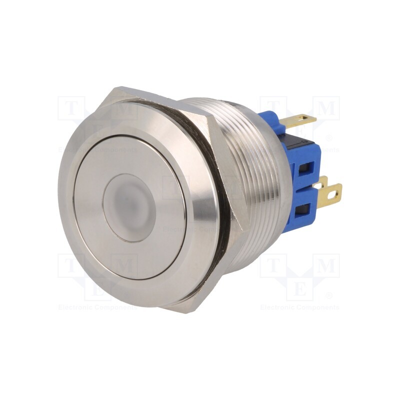 1 pcs x ONPOW - GQ25-11D/B/24V/S - Switch: vandal resistant, Pos: 2, SPDT, 3A/220VAC, 5A/24VDC, IP65