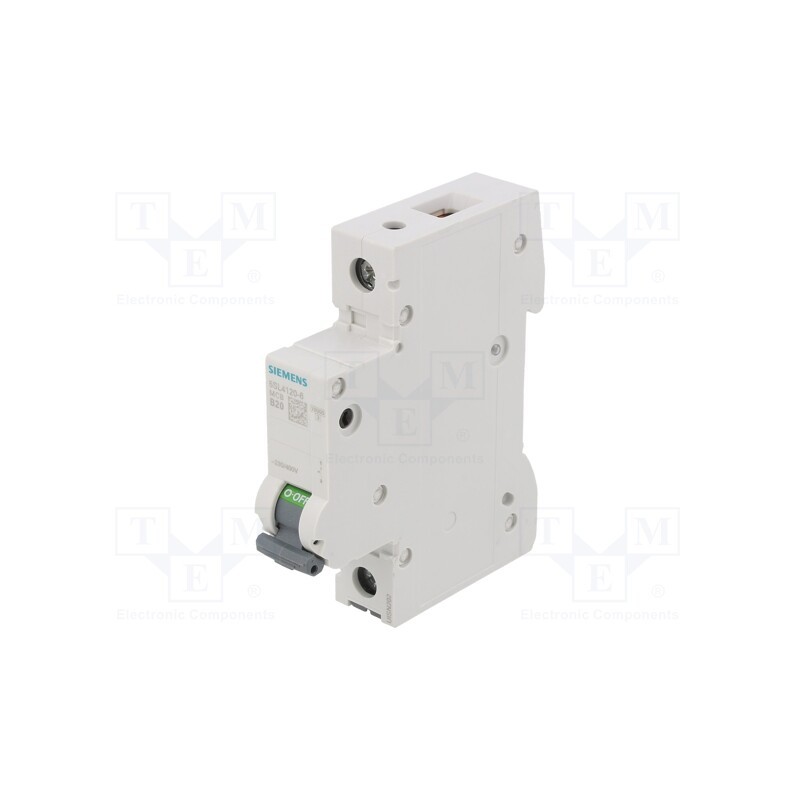 1 pcs x SIEMENS - 5SL4120-6 - Circuit breaker, 230/400VAC, Inom: 20A, Poles: 1, Charact: B, 10kA
