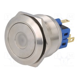 1 pcs x ONPOW - GQ25-11D/G/12V/S - Switch: vandal resistant, Pos: 2, SPDT, 3A/220VAC, 5A/24VDC, IP65