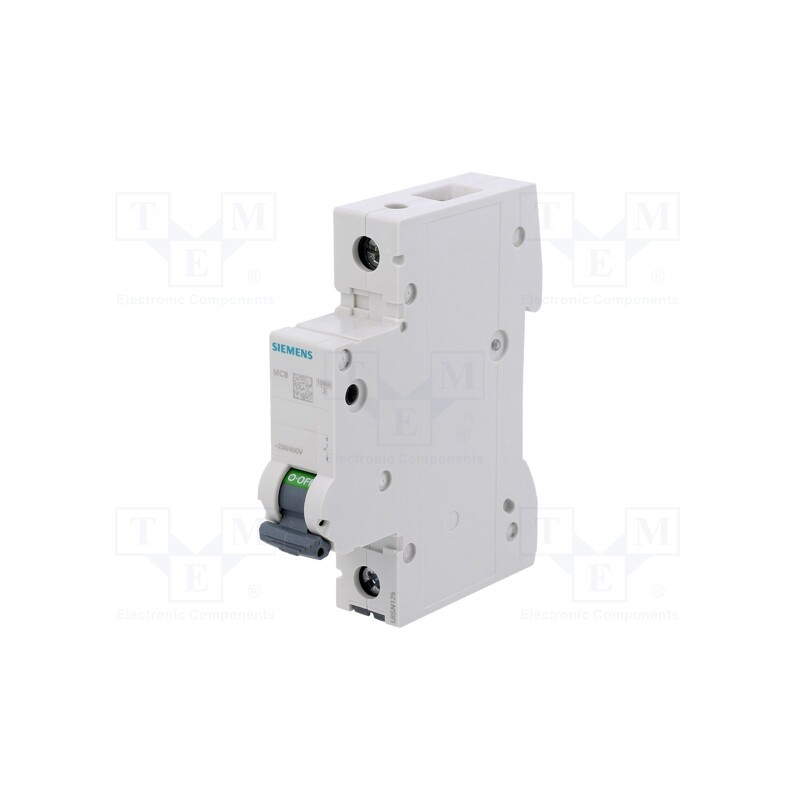 1 pcs x SIEMENS - 5SL4101-6 - Circuit breaker, 230/400VAC, Inom: 1A, Poles: 1, Charact: B, 10kA