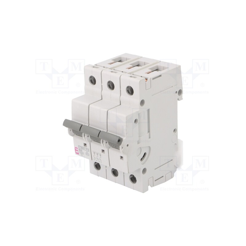 1 pcs x ETI POLAM - ETIMAT P10 3P B20 - Circuit breaker, 230/400VAC, Inom: 20A, Poles: 3, Charact: B, 10kA