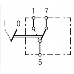 Off on 0 1 3 pin key switch 12v 444024
