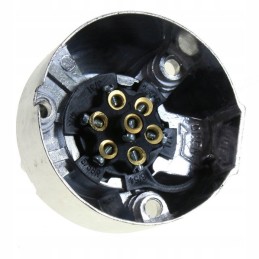 7-pole metal trailer electrical socket