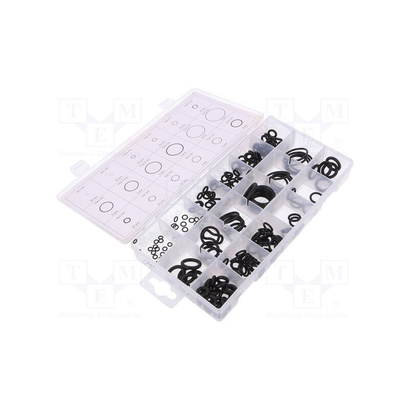 1 set x YATO - YT-06877 - O-ring set, NBR rubber, Resistance to: chemical,most of oils