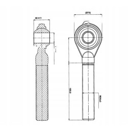 Left hanger head 89450090 standard product