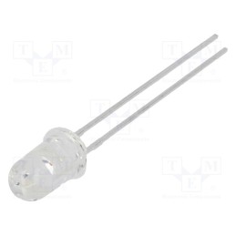 1 pcs x LUMEX - SSL-LX5093XIC - LED, 5mm, red, 600mcd, 20°, Front: convex, 2÷2.5V, No.of term: 2
