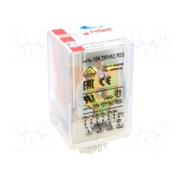 1 pcs x RELPOL - R15-2013-23-1024-WTLD - Relay: electromagnetic, 3PDT, Ucoil: 24VDC, Icontacts max: 20A